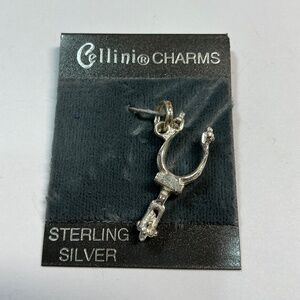 Vintage Sterling Silver Cellini 3D Cowboy Spur Charm